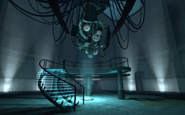 Though GlaDOS is sort of your jailer, she's a lovable character... in her own demented way.