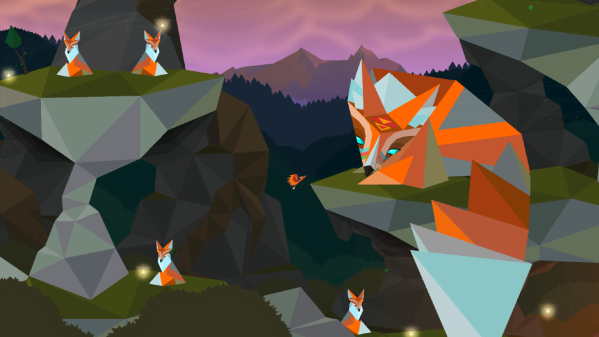 That little guy, right to the left of the giant fox.